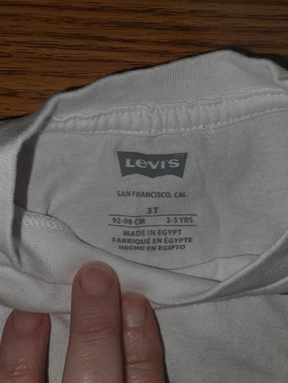 Levi's White Tie-Dye Logo Tee - Red Blue Green Yellow